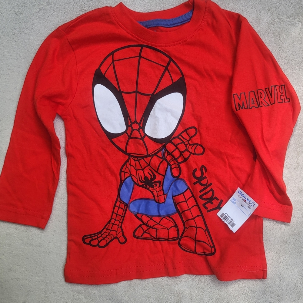 NWT Spidey and His Amazing Friends Long Sleeved T-shirt